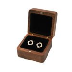 Square Wooden Earrings Box