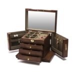 Antique Wooden Jewelry Box
