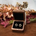 Square Wooden Earrings Box - Image 5