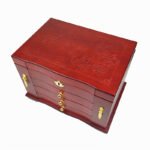Antique Wooden Jewelry Box - Image 4