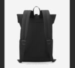 Mens PU Leather Travel Laptop Backpack - Image 5