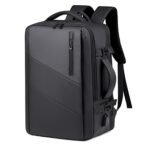 Large Capacity PU Leather Laptop Backpack