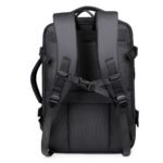 Large Capacity PU Leather Laptop Backpack - Image 2