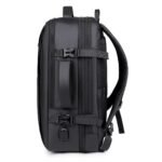 Large Capacity PU Leather Laptop Backpack - Image 3