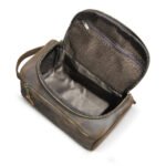 Top Grain Leather Flap Dopp Kit - Image 3