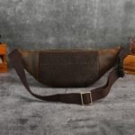 Crazy Horse Leather Men's Chest Bag - Image 5
