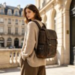 Crazy Horse Leather Laptop Backpack 15 Inch - Image 2
