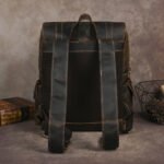 Crazy Horse Leather Laptop Backpack 15 Inch - Image 4