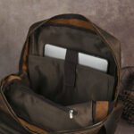 Crazy Horse Leather Laptop Backpack 15 Inch - Image 5
