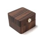 Walnut Wood Ring Gift Box - Image 2