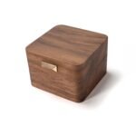 Walnut Wood Ring Gift Box - Image 3