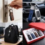 Custom Logo PU Leather Keychain - Image 2