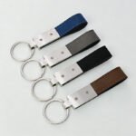 Custom Logo PU Leather Keychain - Image 4