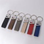 Custom Logo PU Leather Keychain - Image 8