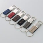 Custom Logo PU Leather Keychain - Image 6