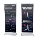 Teardrop-shaped  Roll Up Banner Stand