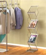 Foldable Aluminium Magazine Display Stand - Image 7