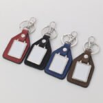 Custom PU Leather Keychain with Metal Ring - Image 4