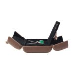 Double Opening Velvet Jewelry Box with Clasp - Image 3