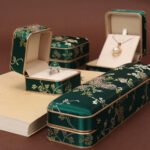 Silk Jewelry Gift Box with Gold Edging - Image 3