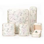 Silk Jewelry Gift Box with Gold Edging - Image 7