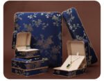 Silk Jewelry Gift Box with Gold Edging - Image 4