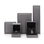 Brushed PU Leather Jewelry Gift Box - Image 4